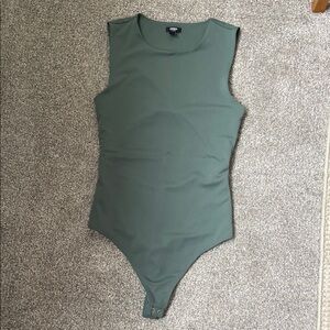 Green Sleeveless Bodysuit